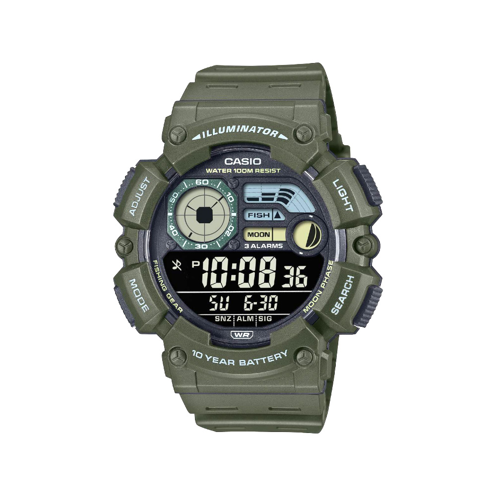 ساعت اسپرت کاسیو مدل WS-1500H-3B بند رزین